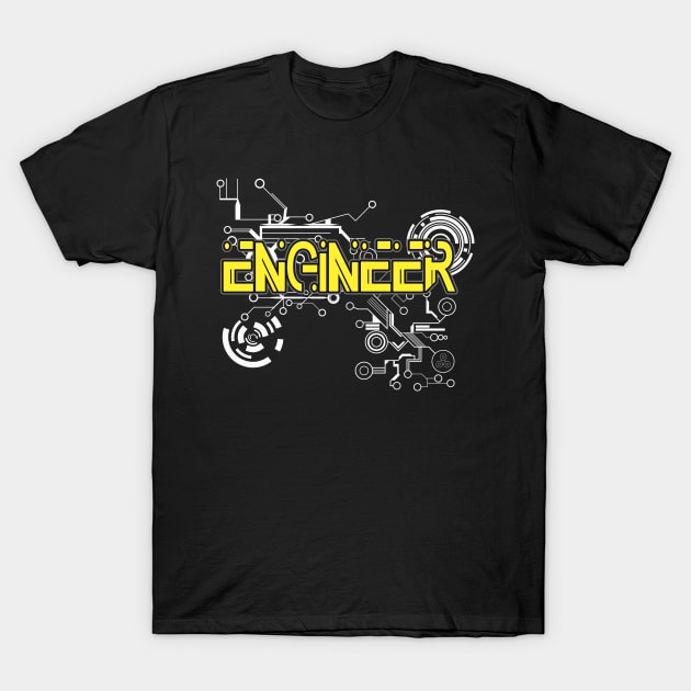 Engineering Technician Engineer Gifts T-Shirt by Foxxy Merch